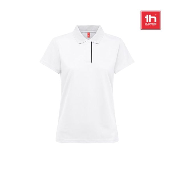 THC DYNAMIC WOMEN WH. Techniczna koszulka polo dla kobiet P053699S