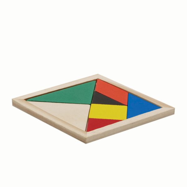 Drewniane puzzle TANGRAM BASE P054395I