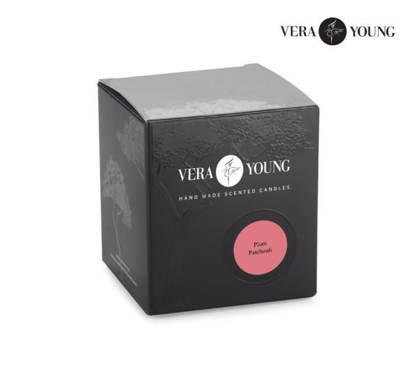 Świeca sojowa 170g - Plum & Patchouli - VERA YOUNG P056248A