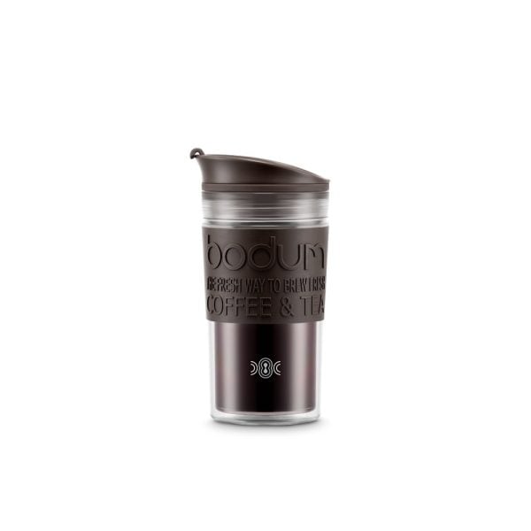 TRAVEL MUG 350. Kubek podróżny 350ml P044840S brązowy