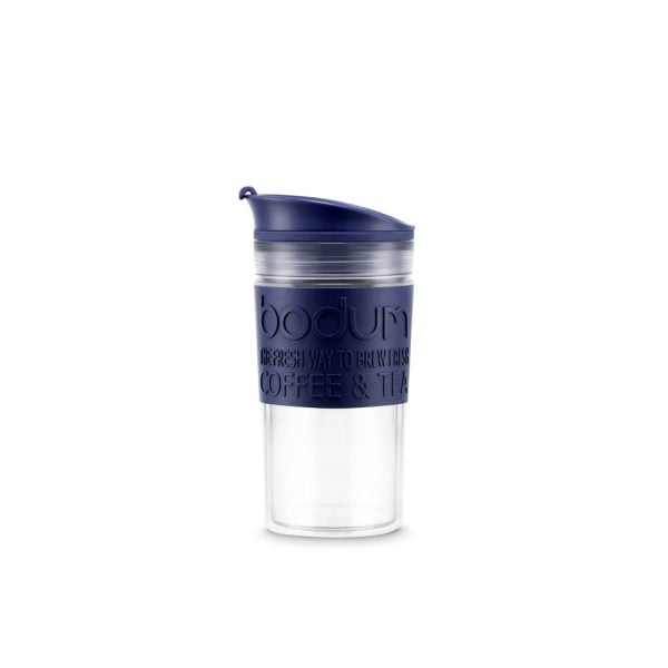 TRAVEL MUG 350. Kubek podróżny 350ml P044840S granatowy