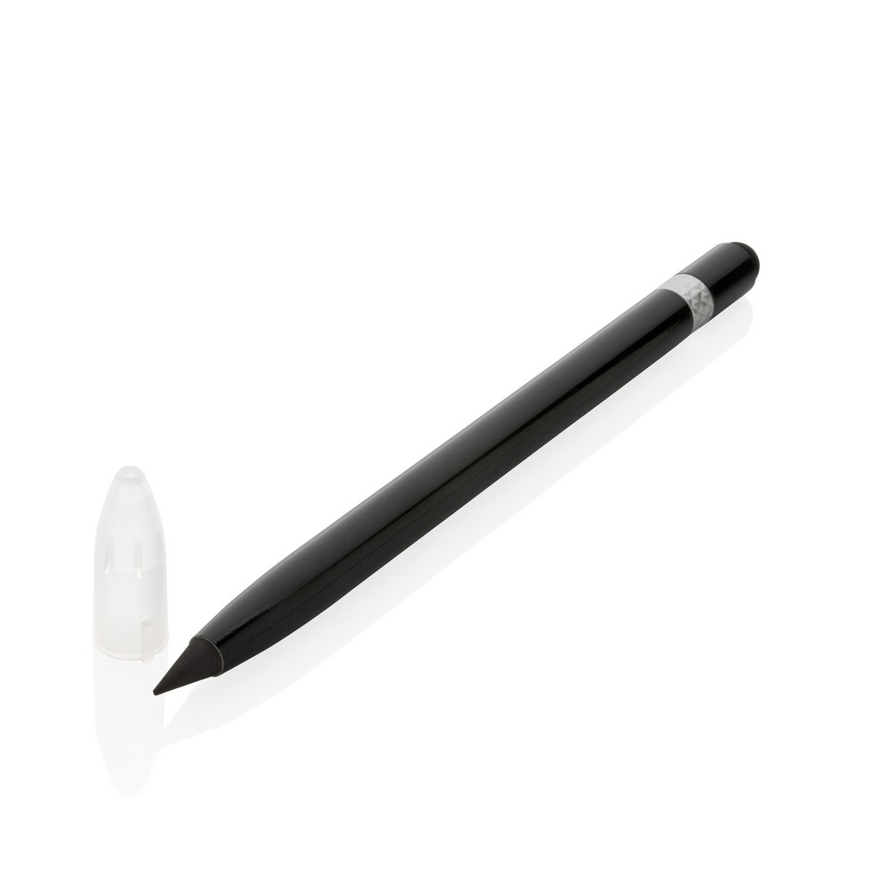 Aluminiowy "wieczny" ołówek z gumką P047418X AX-P611.12-W