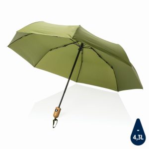 Bambusowy parasol automatyczny 21" Impact AWARE™ rPET P042693X AX-P850.617