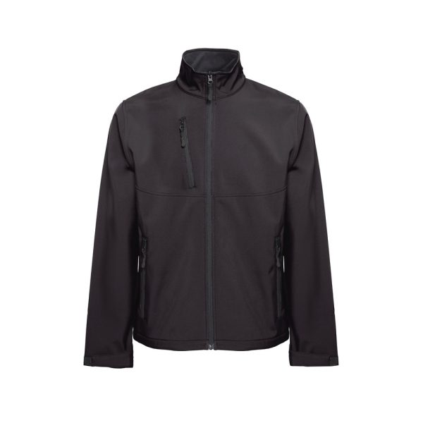 THC EANES. Kurtka softshell (unisex) z poliestru i elastanu P040686S czarny