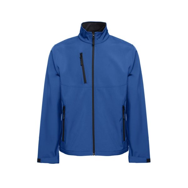 THC EANES. Kurtka softshell (unisex) z poliestru i elastanu P040686S szafirowy