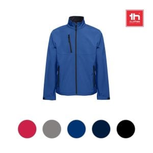 THC EANES. Kurtka softshell (unisex) z poliestru i elastanu P040686S ST-30260-W