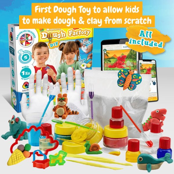 Modeling Dough Factory Kit III. Gra edukacyjna dostarczany z papierową torebką prezentową (100 g/m²) P066870S