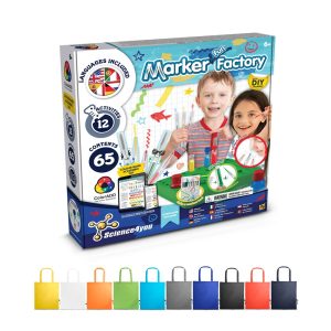 DIY Pen Factory Kit II. Gra edukacyjna dostarczany ze składaną torbą prezentową 190T P066886S ST-35809-W