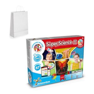 6 in 1 Super Science Kit II. Gra edukacyjna dostarczany z papierową torebką prezentową (100 g/m²) P066902S ST-35816-106