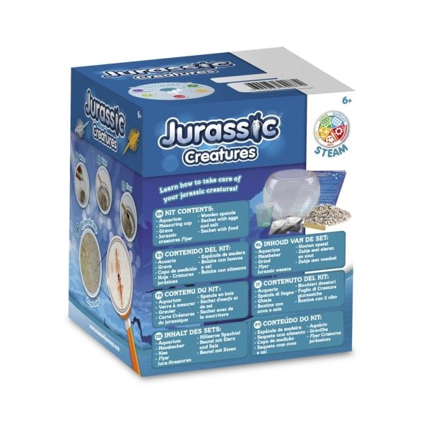 Jurassic Pets Kit III. Gra edukacyjna dostarczana z papierową torebką prezentową (90 g/m²) P066951S