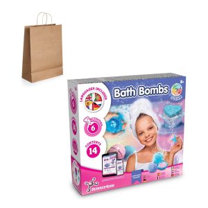 Bath Bombs Kit III. Gra edukacyjna dostarczana z papierową torebką prezentową (115 g/m²) P066960S ST-35839-160