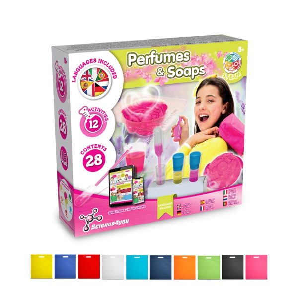 Perfume & Soap Factory Kit IV. Gra edukacyjna dostarczany z torebką prezentową z włókniny (80 g/m²) P066984S