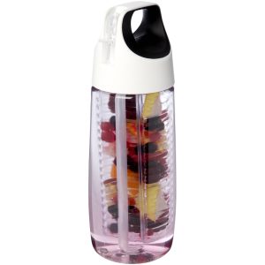 HydroFruit bidon o pojemności 700 ml z wieczkiem zaciskowym i możliwością przyrządzania wody smakowej wykonany wykonany z two P076914C PFC-10078401