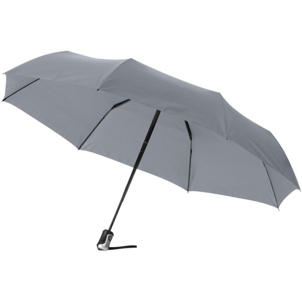 Automatyczny parasol składany 21,5" Alex P068245C szary