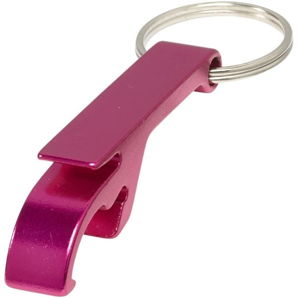 Brelok aluminiowy Tao z otwieraczem do butelek i puszek P068439C magenta