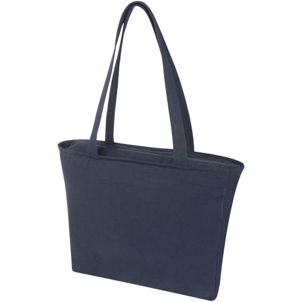 Weekender torba na zakupy z materiału z recyklingu o gramaturze 500 g/m² P077148C granatowy