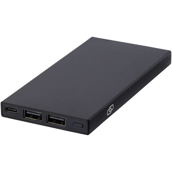 Connect powerbank o pojemności 5000 mAh z aluminium RCS pochodzącego z recyklingu P076872C