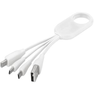 Kabel do ładowania z końcówką USB typu C 4w1 Troup P068899C PFC-13421401