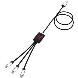 Kabel z podświetlonym logo 3w1 - SCX.design C17 P075821C PFC-2PX003-W