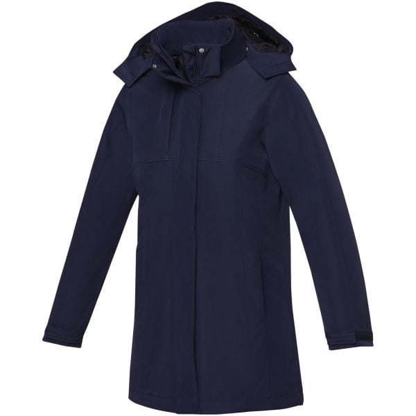 Hardy ocieplana parka damska P075435C granatowy