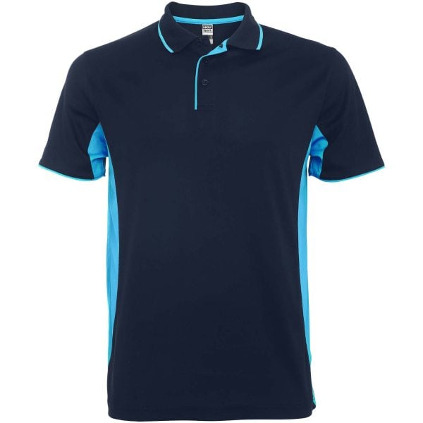 Montmelo koszulka polo unisex z krótkim rękawem P082755C niebieski / błękitny