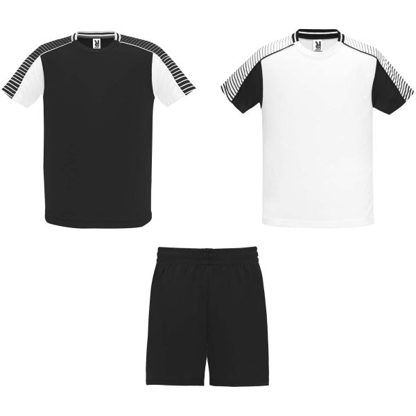 Juve zestaw sportowy unisex P082959C biały / czarny