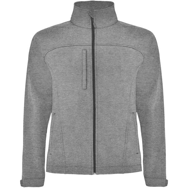 Rudolph kurtka unisex typu softshell P080588C czarny melanż