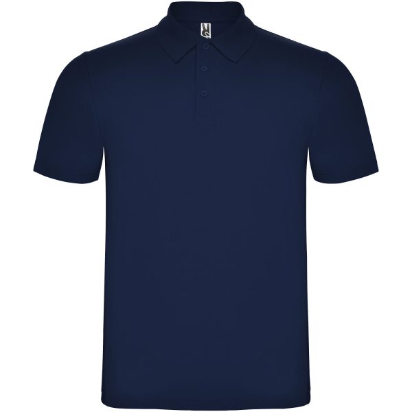 Austral koszulka polo unisex z krótkim rękawem P077588C niebieski