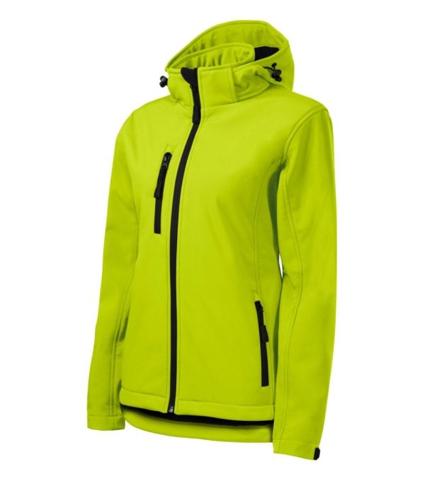 Performance Softshell kurtka damska P025251F limonkowy