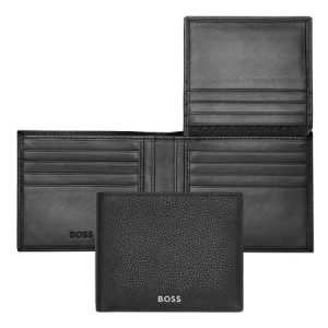 Card wallet with flap Classic Grained Black P092745P PM-HLY416A