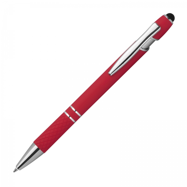 Długopis aluminiowy touch pen P085003K czerwony