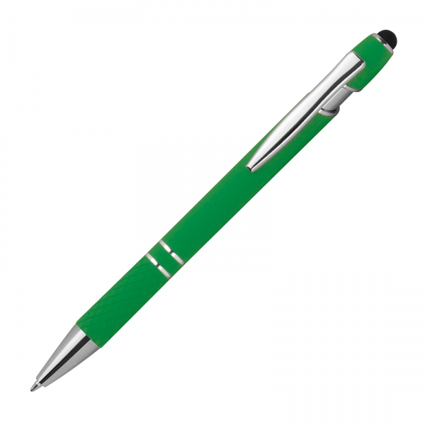 Długopis aluminiowy touch pen P085003K zielony