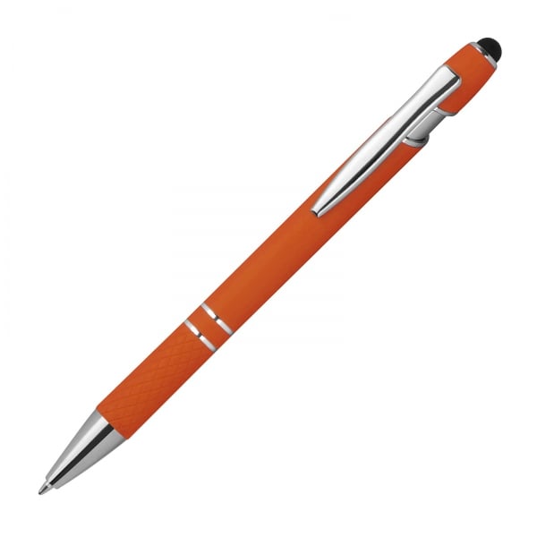 Długopis aluminiowy touch pen P085003K pomarańczowy