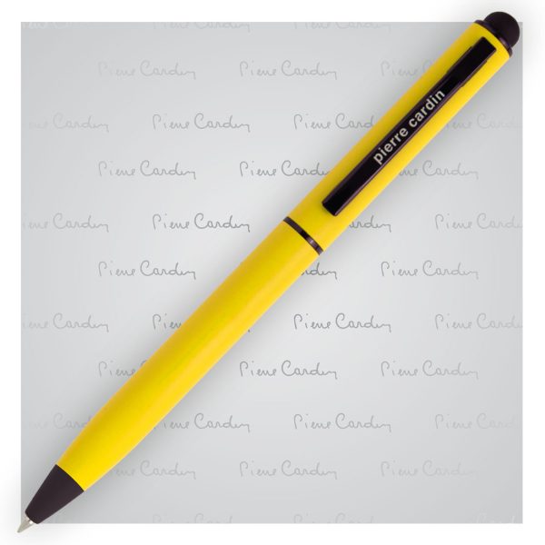 Długopis metalowy touch pen, soft touch CELEBRATION Pierre Cardin P091209P żółty