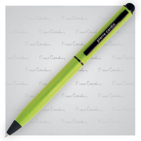 Długopis metalowy touch pen, soft touch CELEBRATION Pierre Cardin P091209P jasny zielony