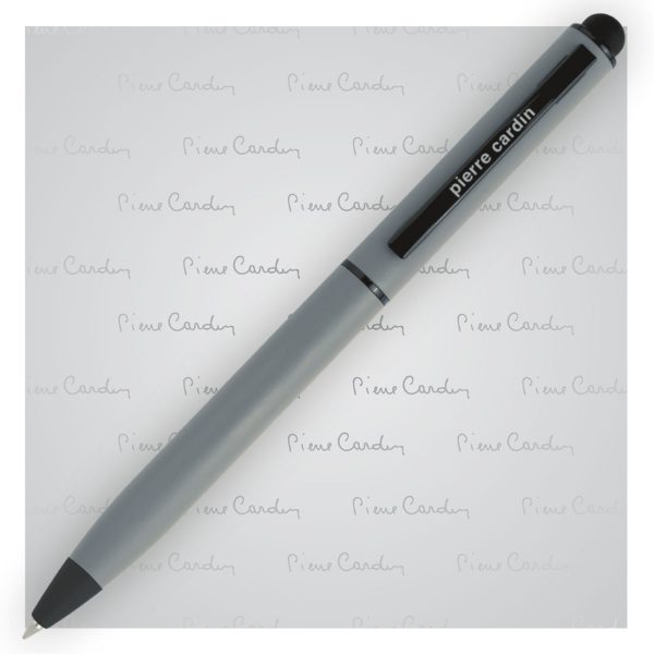 Długopis metalowy touch pen, soft touch CELEBRATION Pierre Cardin P091209P szary