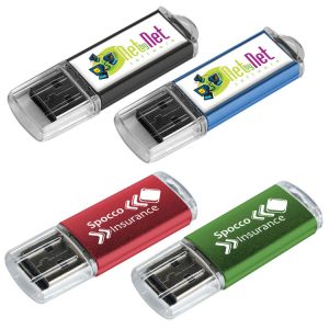 Pendrive z metalu i plastiku P087388K MC-10010-W