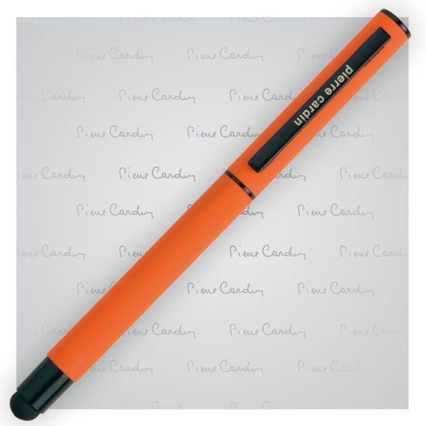 Pióro kulkowe touch pen, soft touch CELEBRATION Pierre Cardin P091218P pomarańczowy