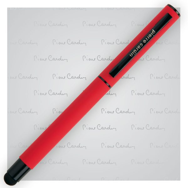 Pióro kulkowe touch pen, soft touch CELEBRATION Pierre Cardin P091218P czerwony