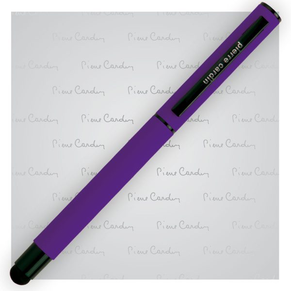 Pióro kulkowe touch pen, soft touch CELEBRATION Pierre Cardin P091218P fioletowy