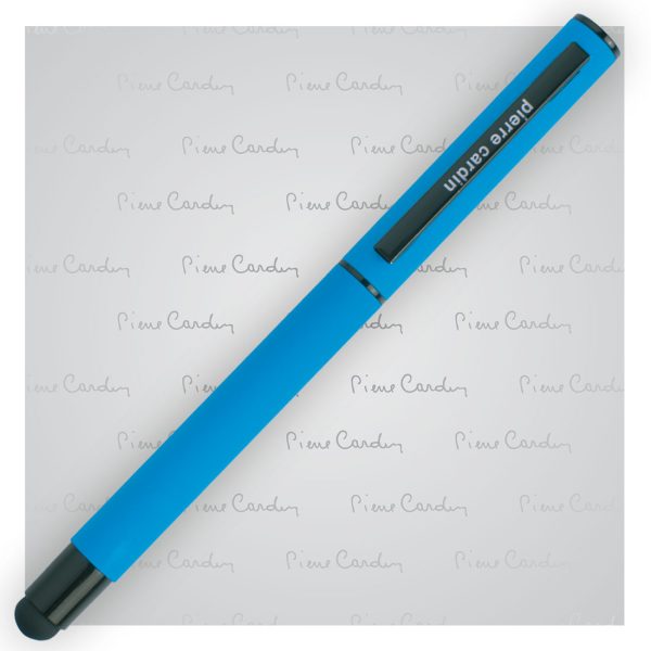 Pióro kulkowe touch pen, soft touch CELEBRATION Pierre Cardin P091218P jasny niebieski