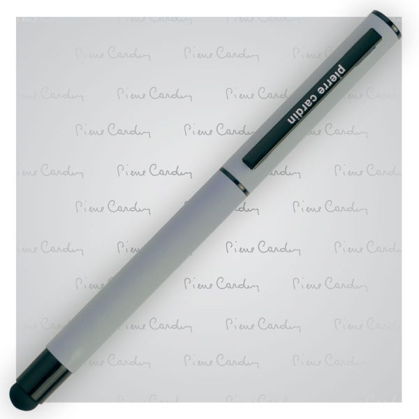 Pióro kulkowe touch pen, soft touch CELEBRATION Pierre Cardin P091218P szary