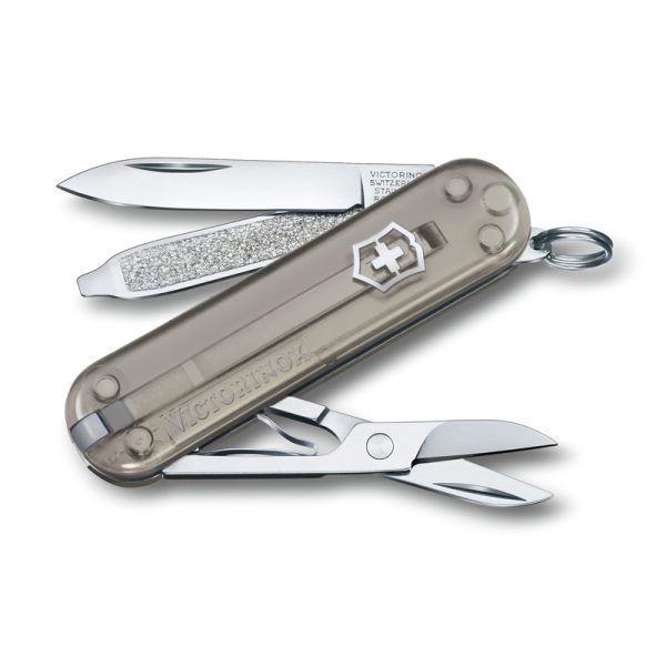 Scyzoryk Classic SD transparentny Victorinox P089216G szary