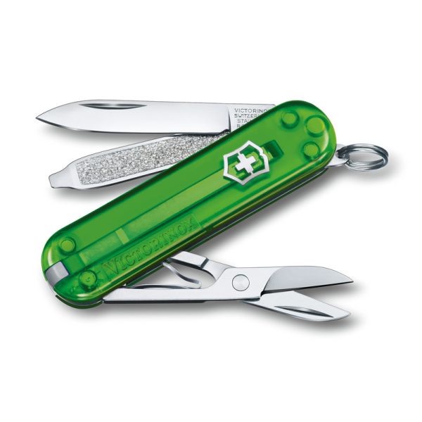 Scyzoryk Classic SD transparentny Victorinox P089216G zielony