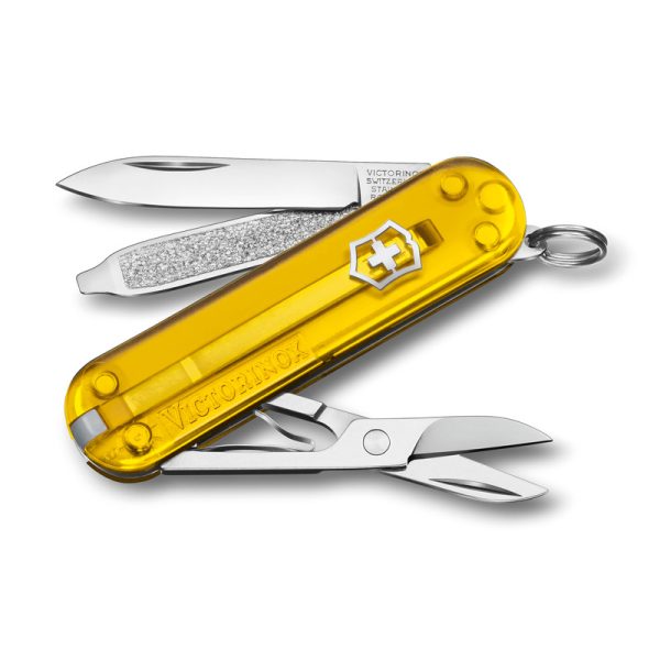 Scyzoryk Classic SD transparentny Victorinox P089216G żółty