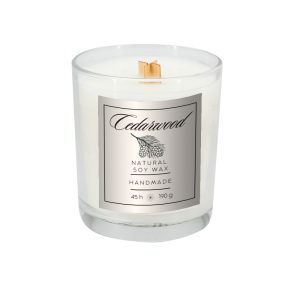 Świeca sojowa 190g Cedarwood P089869G EG-PS0003