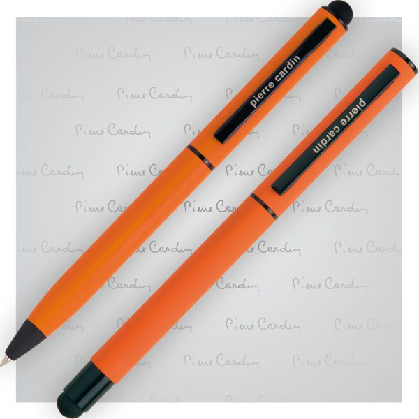 Zestaw piśmienny touch pen, soft touch CELEBRATION Pierre Cardin P091227P pomarańczowy