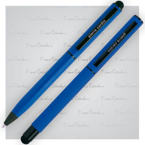 Zestaw piśmienny touch pen, soft touch CELEBRATION Pierre Cardin P091227P niebieski