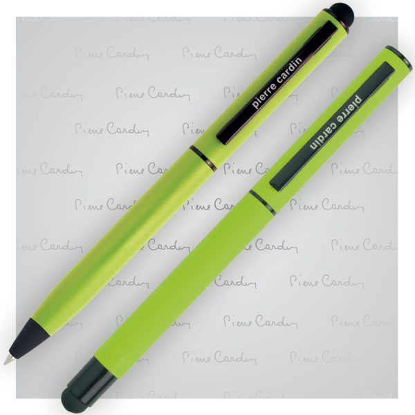 Zestaw piśmienny touch pen, soft touch CELEBRATION Pierre Cardin P091227P jasny zielony