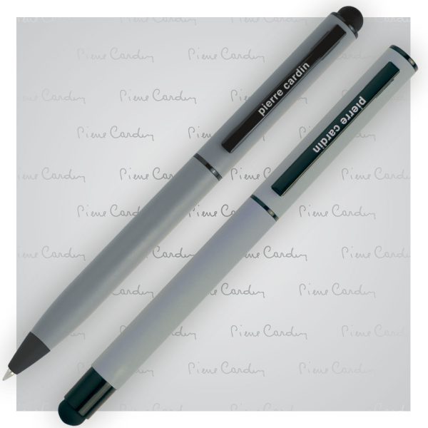 Zestaw piśmienny touch pen, soft touch CELEBRATION Pierre Cardin P091227P szary